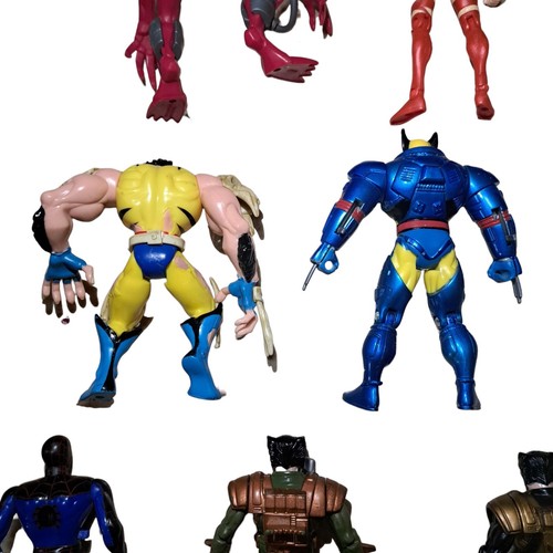 Lot of 13 Vintage Toy Biz Figures Wolverine Spider-Man X-Men Fantastic 4 Marvel - Picture 12 of 15