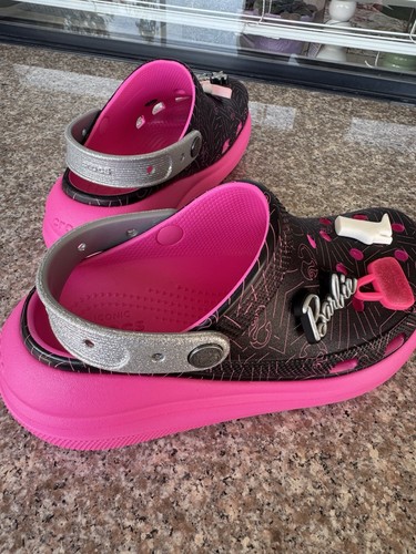 Crocs Crush x Barbie Low Platform Clogs Pink Size Mens 6 Women’s 8 - Picture 7 of 22