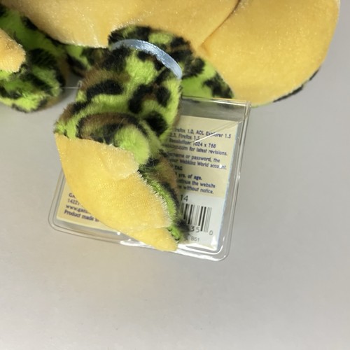 Ganz Webkinz BullFrog peluche maculato leopardo HM114 etichetta codice 6" - Foto 4 di 13