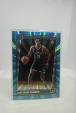 2021-22 Panini Donruss - Rated Rookie Day'Ron Sharpe #215 Holo Teal Laser (RC)