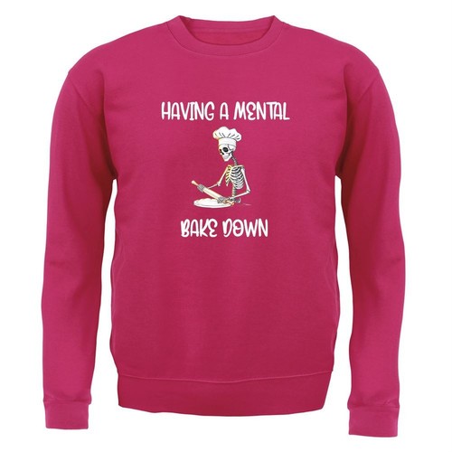 Having A Mental Bake Down - Kids Hoodie / Sweater - Cake Chef Cakes Love Baking