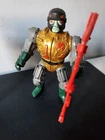 Vintage MOTU Blast Attack action figure with his ax WORKS no plunger