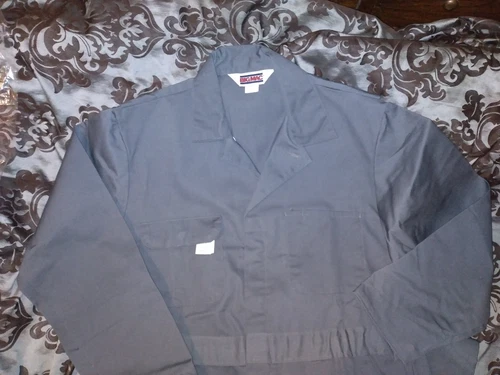 NOS New with Tag Vintage Big Mac Gray Charcoal Coveralls 42R Michael Myers - product listing photo