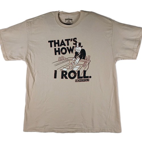 Monopoly "That's How I Roll" Collectible T-Shirt Men's Size XL 2007 - Picture 2 of 5