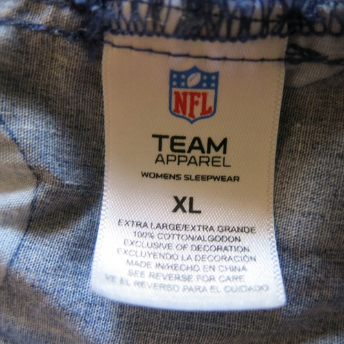 Indianapolis Colts NFL Team Apparel Schlaf Lounge Hose Größe XL Damen blau Pyjama - Bild 8 von 9