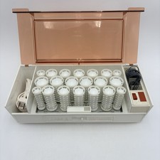 Vtg. Clairol Kindness Deluxe 3 Way Hairsetter 20 Hot Curler Rollers K-400S Works