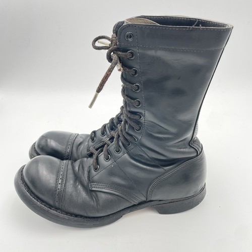 Corcoran Springerstiefel Herren 7,5 schwarz Leder Vietnam Militär Kampf 70er USA - Bild 2 von 15