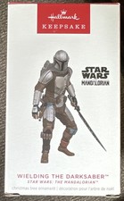 2024 Hallmark Keepsake Ornament Star Wars The Mandalorian Wielding the Darksaber