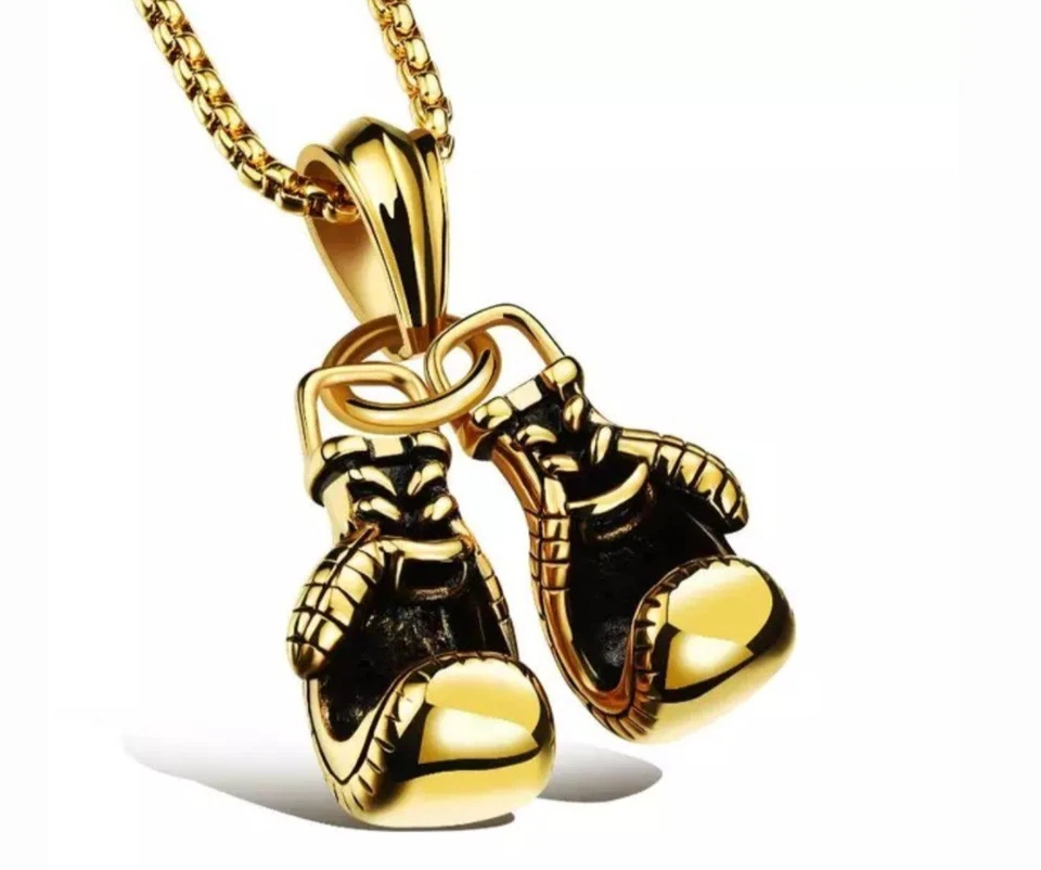 Halskette Boxhandschuhe Herren Damen Jungen Mädchen  - Bild 2 von 4