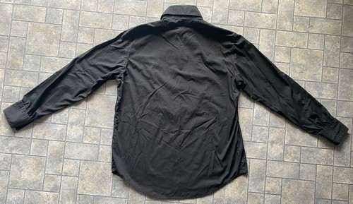 Vintage Horseflys Old West Clothing Black Button Shirt Large Mens Missing Button - Bild 12 von 17