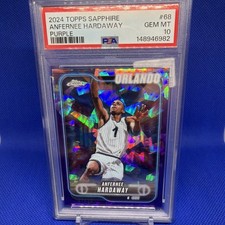 2024-25 Topps Chrome Sapphire Edition Anfernee Hardaway #68 /10 Pop 1 PSA 10💎🔥