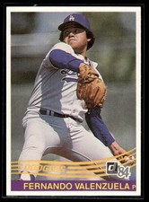 1984 Donruss #52 Fernando Valenzuela-81725