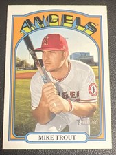 2021 Topps Heritage MIKE TROUT SSP Missing Stars Variation SP 169 V