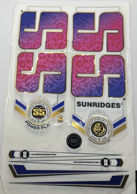 SS Power Play Cricketschläger 3D geprägte Aufkleber, neues Design mit Chrom.