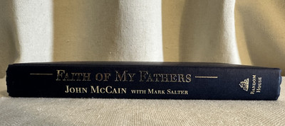Book   Faith Of My Fathers  By John McCain with Mark Salter, Hardcover 1999