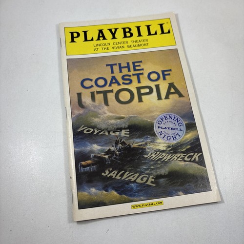 PLAYBILL THE COAST OF UTOPIA February 2007 LINCOLN CENTER THEATRE Opening Night - Picture 1 of 4