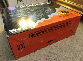 Neo Geo CD console boxed + UK Power Supply + Rare Promo Flyer