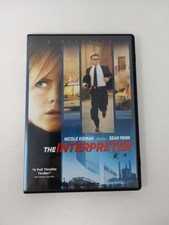 The Interpreter DVD, 2005, Widescreen Nicole Kidman Sean Penn