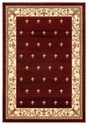 2x3 United Weavers Red Bordered Dotted Door Mat 2050 11634 - Aprx 1' 10" x 2' 8"