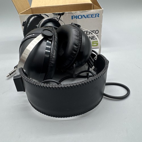 Vintage Pioneer SE-205 Stereo Headphones W/ Box Audiophile - Picture 6 of 10