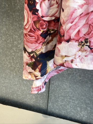 Lularoe Kurzarm High Low Gr. L Blumen Rosen - Bild 6 von 17