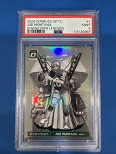 2024 Panini Donruss Optic - Downtown Legends Joe Montana #1 PSA 9 Low Pop SSP