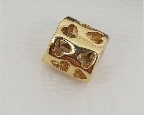 Pandora 14kt YG Soul Mate Tunnel Of Love Hearts #750299 NWOT