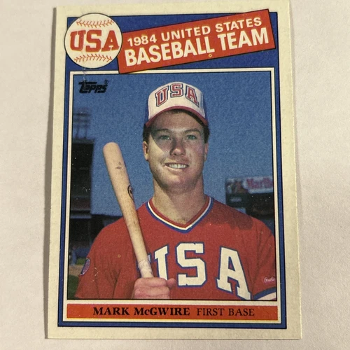 MARK MCGWIRE 1985 TOPPS USA ROOKIE CARD OAKLAND ATHLETES # 401 See Description