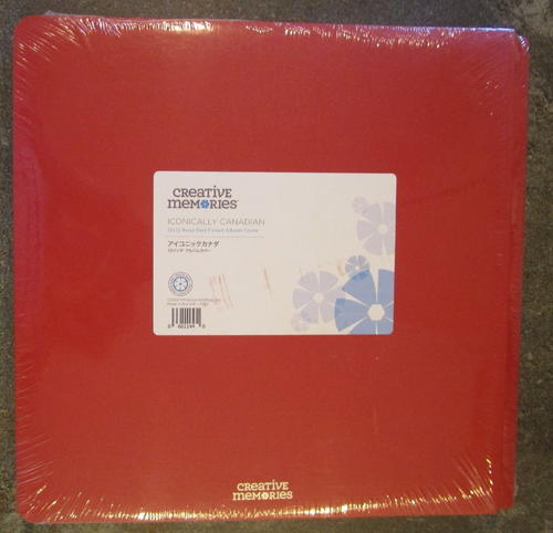 Creative Memories 12x12 ICONICALLY CANADIAN Rose Red Foiled Album Cover 2022 New - Picture 3 of 4