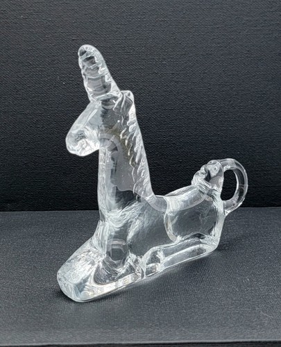 Kosta Boda Unicorn Zoo Series Art Glass Figurine Bertil Vallien Paperweight - Picture 4 of 11