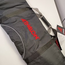 Athalon 314 Single Padded Ski Bag Black Honeycomb Hex Polyester Fits Up to 155cm