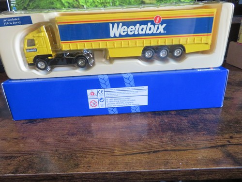 Corgi Weetabix Articulated Volvo Lorry Yellow, 1999 Edition In Box