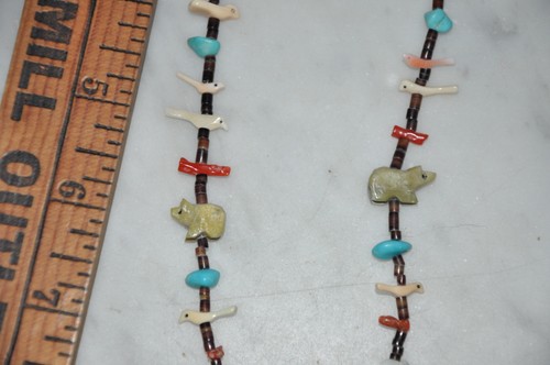 Vintage Zuni Tier Fetisch Halskette Indianer ?????? - Bild 4 von 6