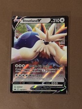 Stoutland V 116/159 Ultra Rare Crown Zenith TCG Pokemon Card NM