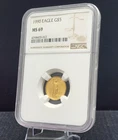 1990 $5 American Gold Eagle 1/10 oz Coin - NGC MS69