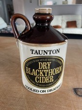 Vintage Taunton Dry Blackthorn Cider pub  pottery bar display flagon 