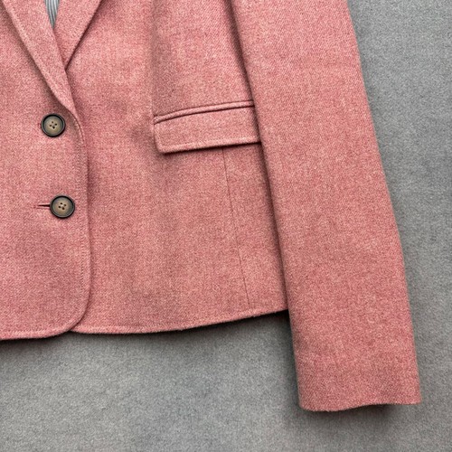 HOBBS Tweed Sakko UK 12 Rosa Hackness Hacking Wolle Preppy Blake Country Races - Bild 12 von 14