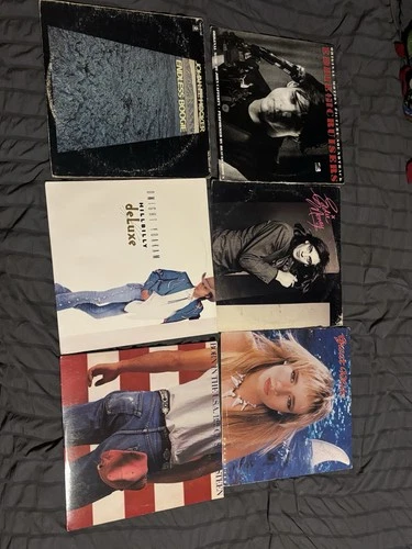 Rock & Country Vinyl LP Lot 12" Bruce Springsteen, Eddie Money, John Lee Hooker