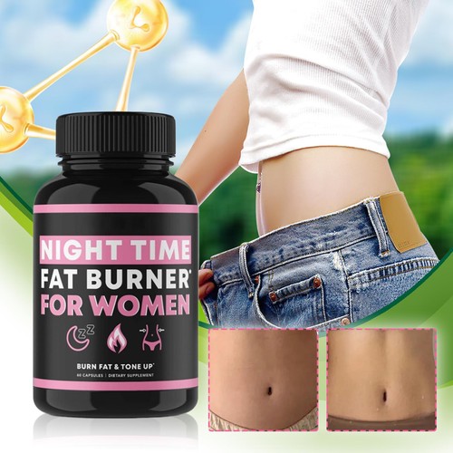 Weight Loss Pills 60 Pieces Night Time Fat Burner Supplement For Women Health - Picture 3 of 12