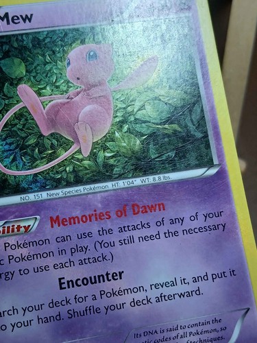 HP/DMG Pokemon Mew 29/124 XY Fates Collide Holo Rare - Picture 7 of 9