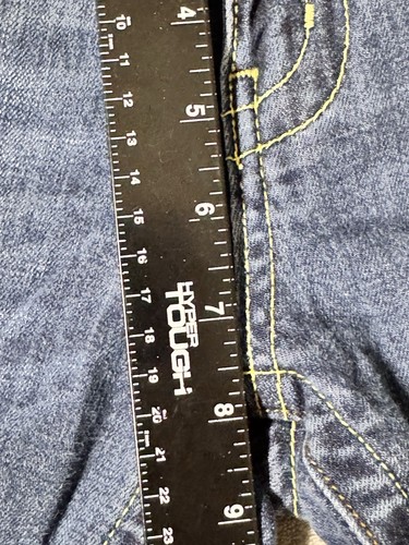 Vigoss Womens 5/6 28 Low Rise Skinny Stretch Straight Leg Blue Jeans Distressed - Picture 18 of 20