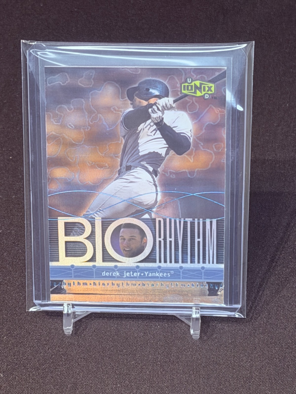 2000 Upper Deck Ionix DEREK JETER Biorhythm #B2 Insert Card - New York Yankees
