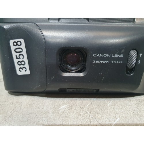 Canon Snappy EZ 35mm Point & Shoot Film Camera Black Compact Built-In Flash - Picture 4 of 14