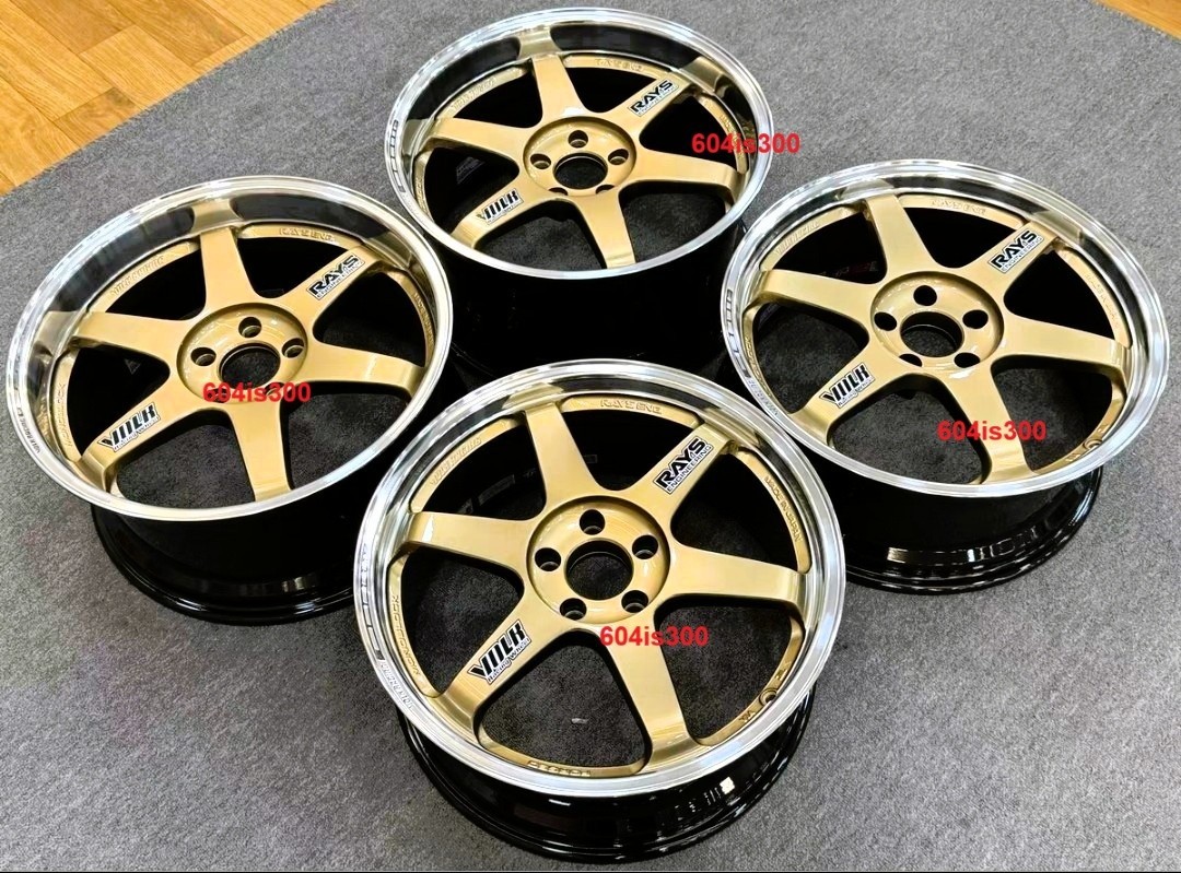 Volk Racing Rays TE37 Top Secret Gold 19x8.5F 19x9.5R Supra