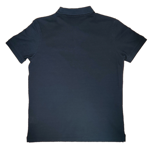 Polo uomo Lanvin sneaker logo SS taglia M blu navy cotone piqué Italia 360€ - Foto 2 di 18