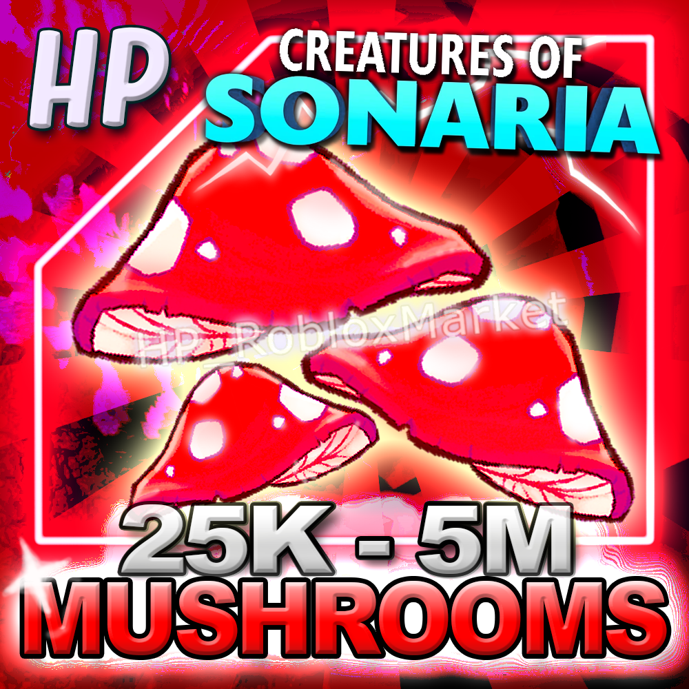 Creature di Sonaria 1 M Fungo / 1.000.000 Fungo / Roblox