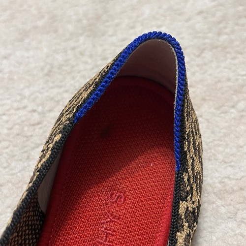 Rothy's Womens The Square Little Cat Leopard Print Flats Shoes Size 8 - Picture 9 of 9