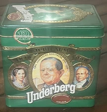 Rare Underberg Collection Edition Tin 1996 EMPTY 150 Year Anniversary Jubilee
