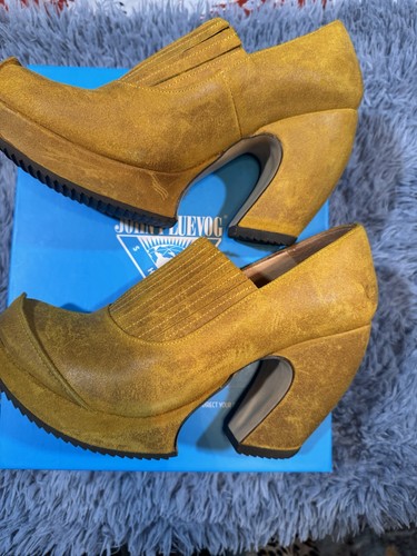 Preowned John Fluevog Prepare Hi STEADY Platform Slip-On Heels in 9 - Bild 6 von 16