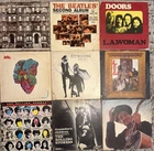 Empty Vinyl Jackets Classic Rock Lot of 24 Zeppelin Love Stones Beatles Doors